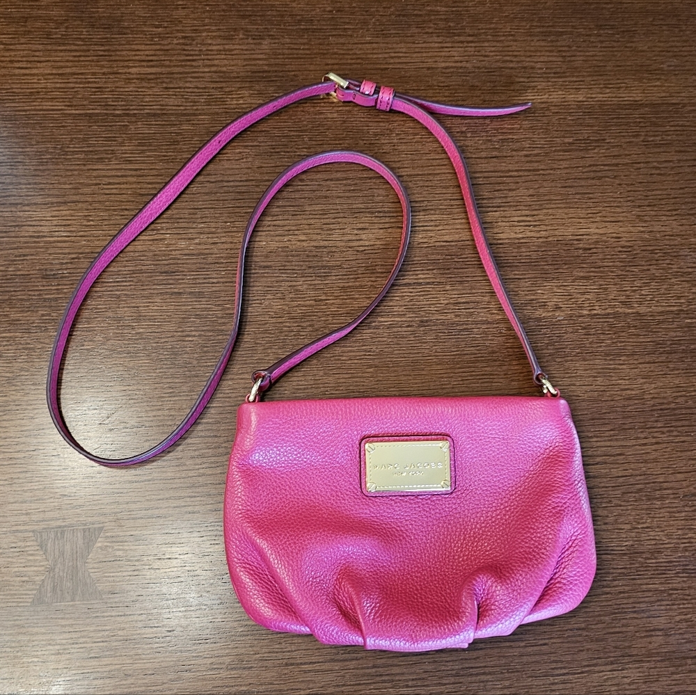 Marc Jacobs Pink Leather Crossbody